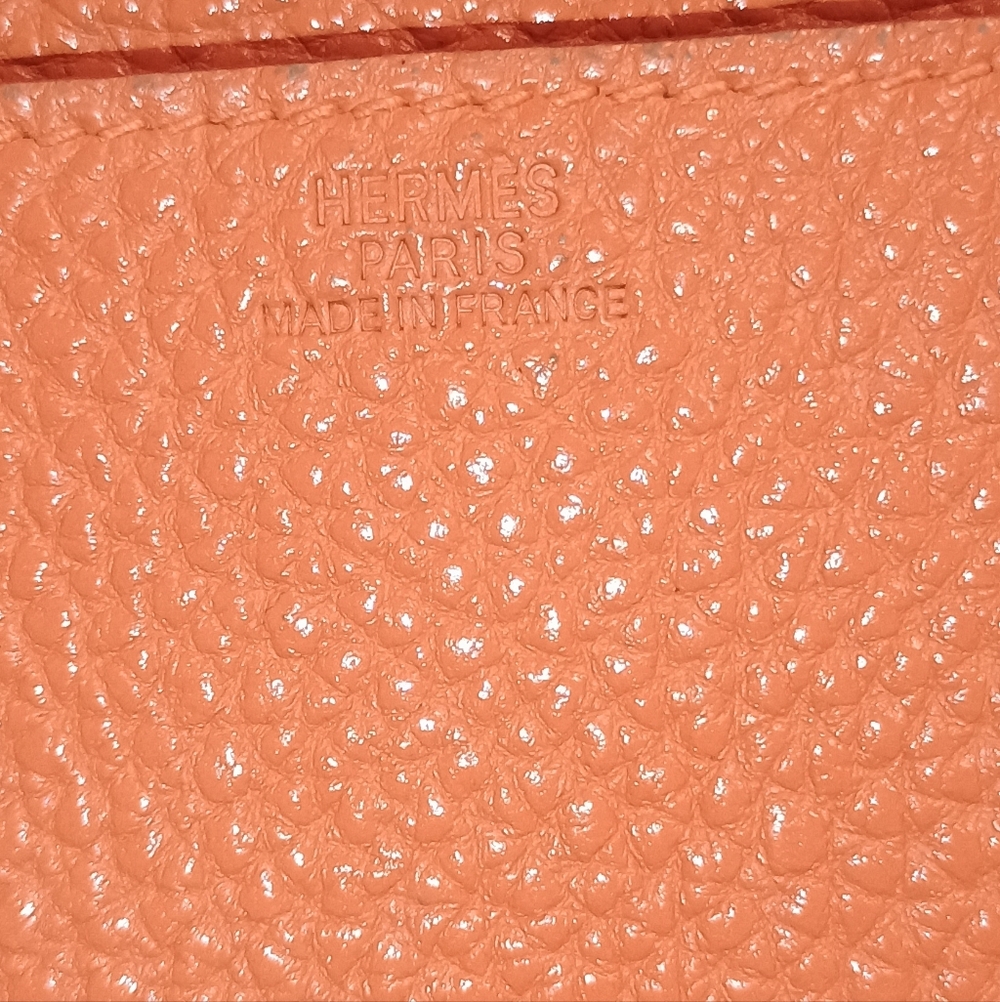 Hermes Leather Purse/Case W/Insert And UNBRANDED Chain. - Picture 5 of 15